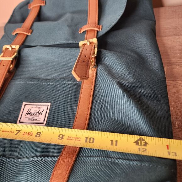 Herschel Supply Retreat Backpack 14L Mid Volume Forest Green Hiking Travel - Picture 7 of 10